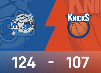 NBA战报：瓦格纳28分9板，魔术124-107轻取尼克斯